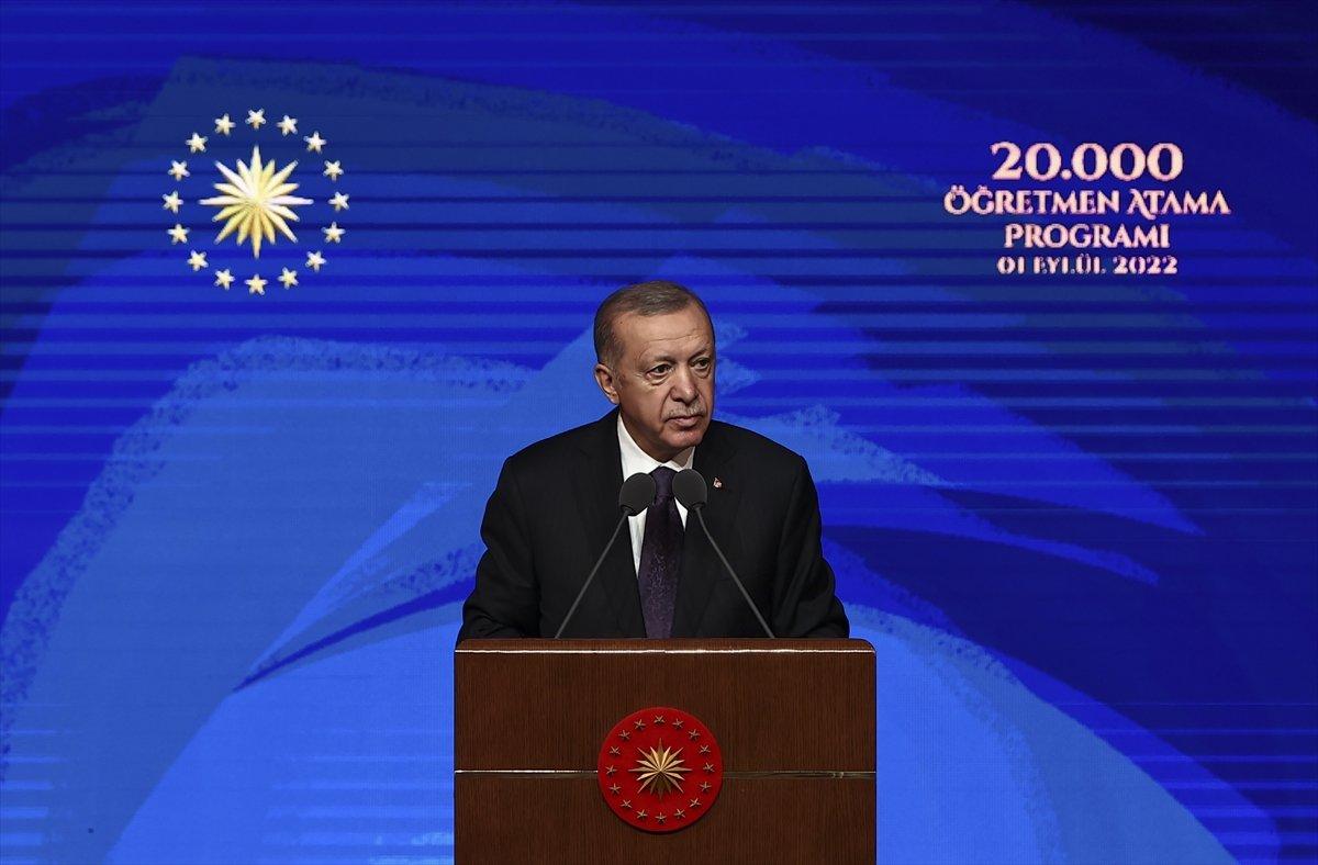 Cumhurbaşkanı Erdoğan'dan eylem yapan öğretmenlere çağrı