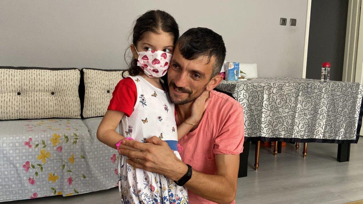 Bursa'da zehirlenen 5 yaşındaki Nisanur, karaciğer nakli ile hayata tutundu