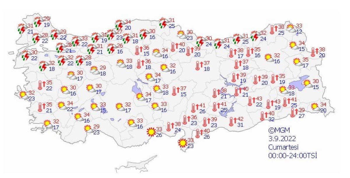 Meteoroloji'den Trakya bölgesine sağanak uyarısı