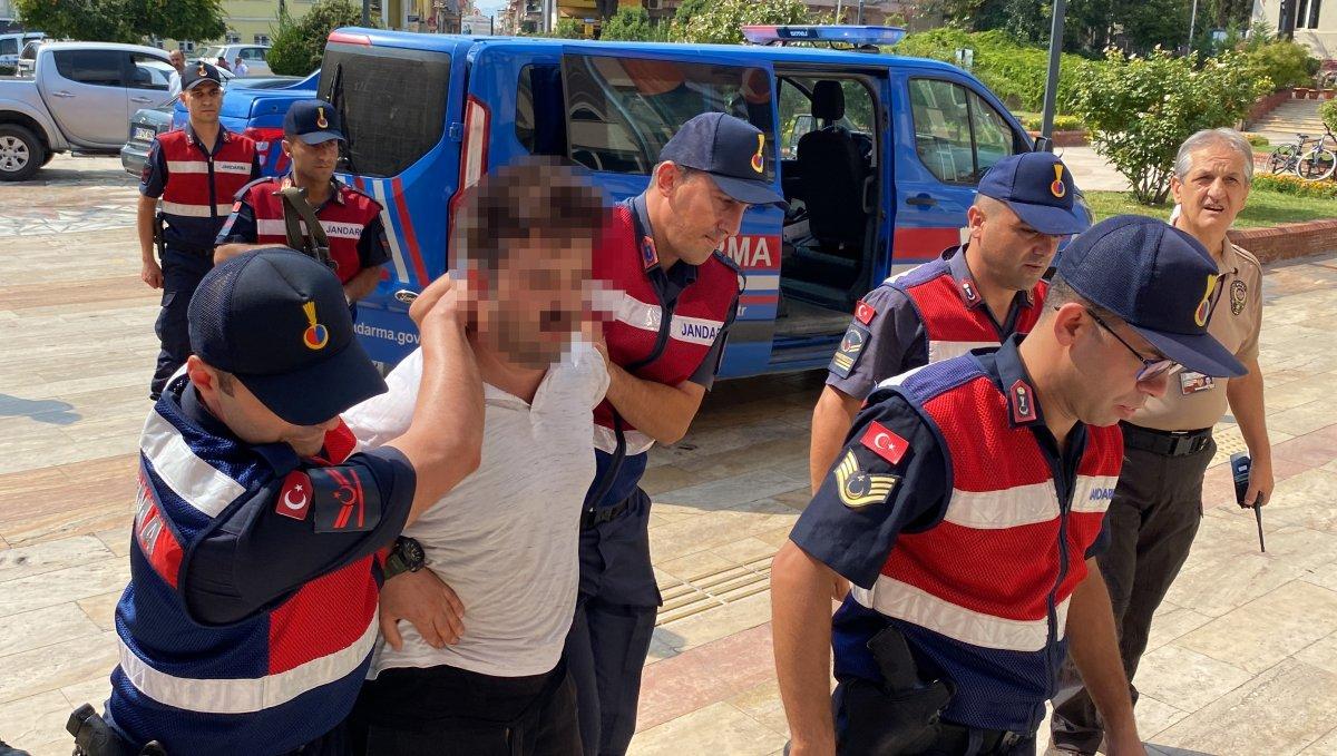 Aydın'da eşinin boğanı keserek öldüren şahıstan gazetecilere tepki