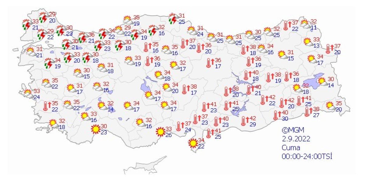 Meteoroloji'den Trakya bölgesine sağanak uyarısı