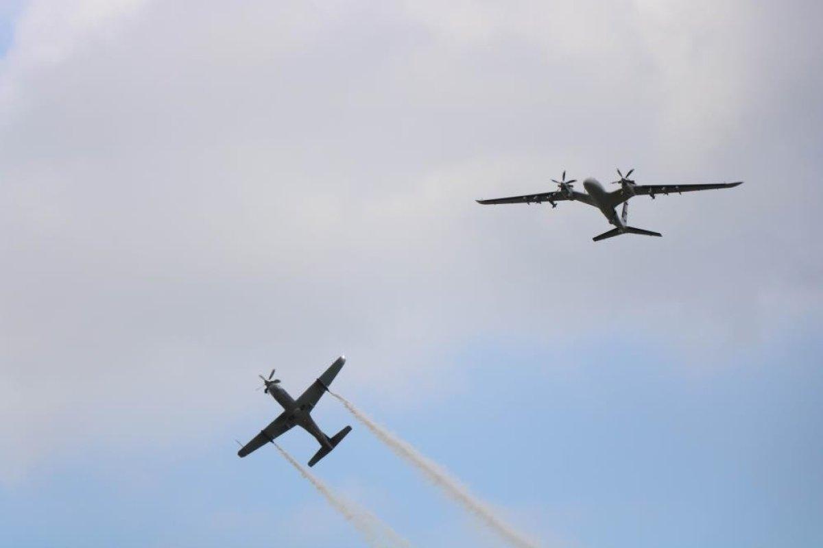 Akıncı ve HÜRKUŞ kol uçuşunun nefes kesen anları