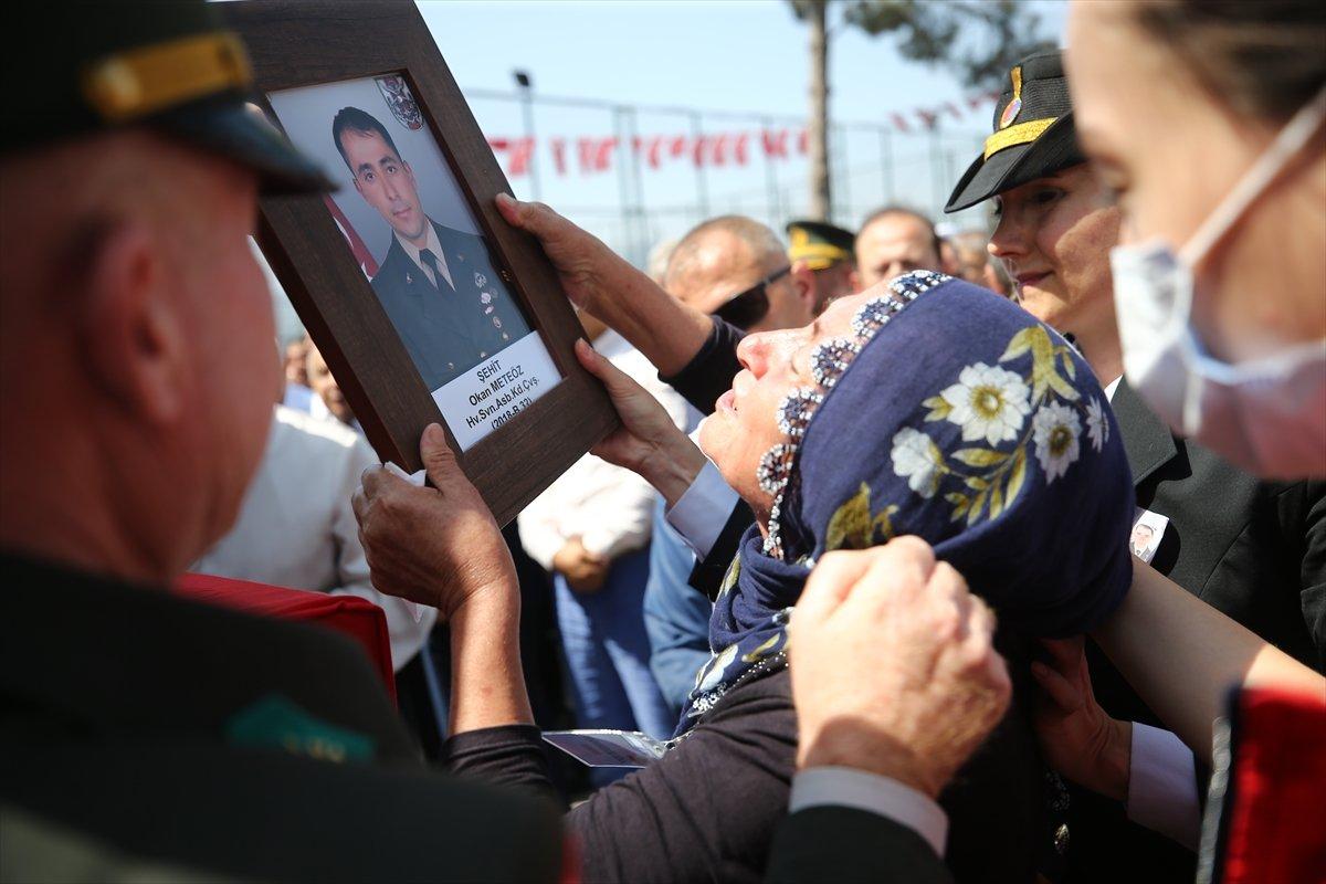 Mersinli şehit toprağa verildi