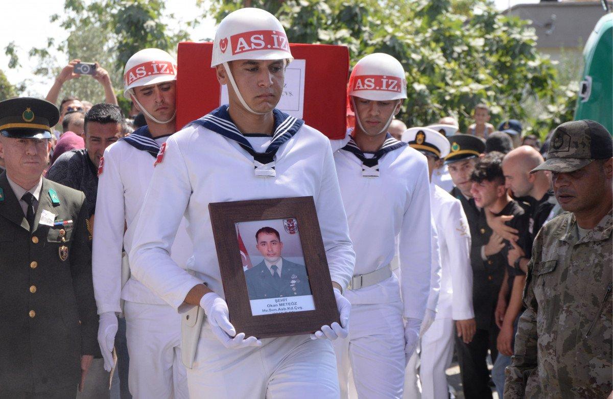 Mersinli şehit toprağa verildi