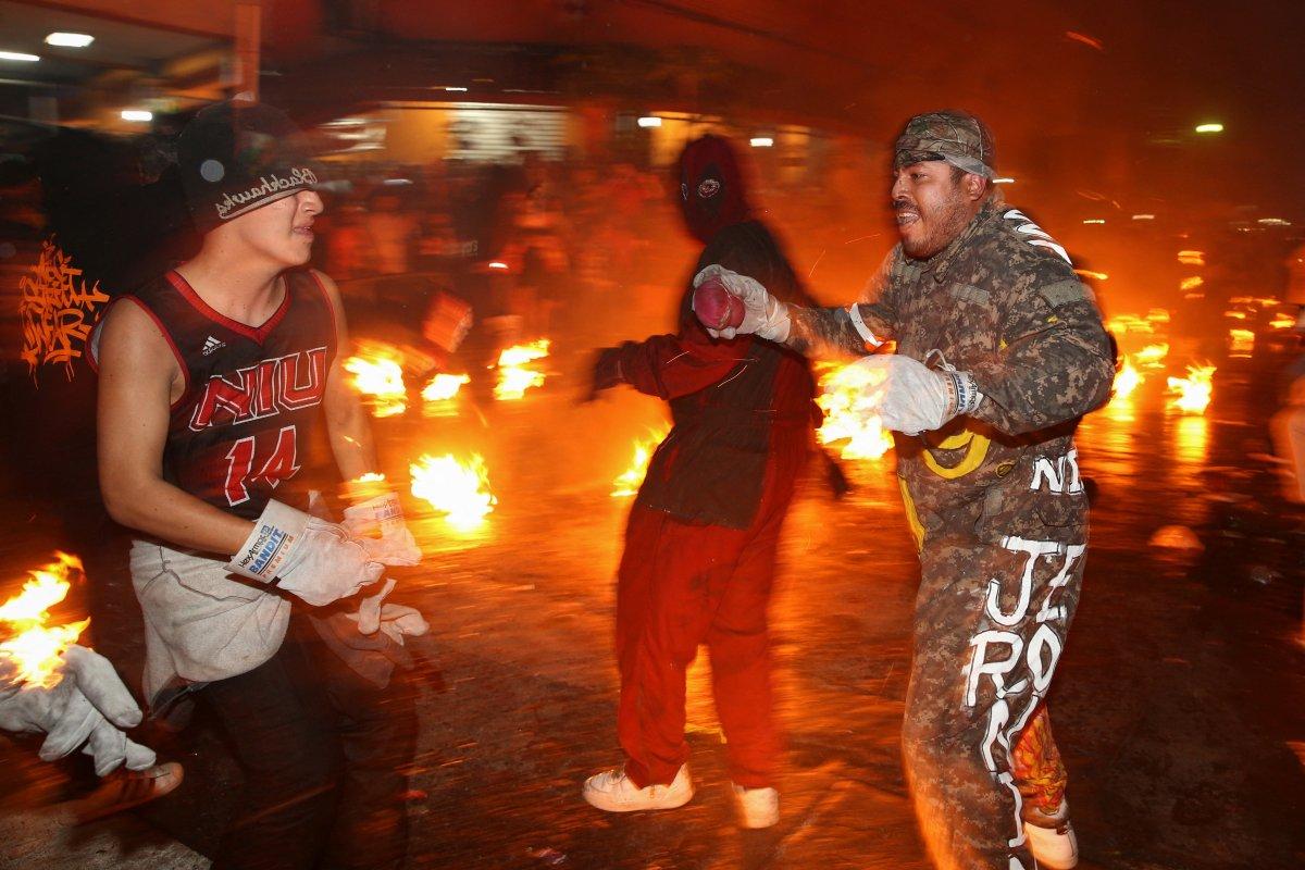 El Salvador ateş festivali
