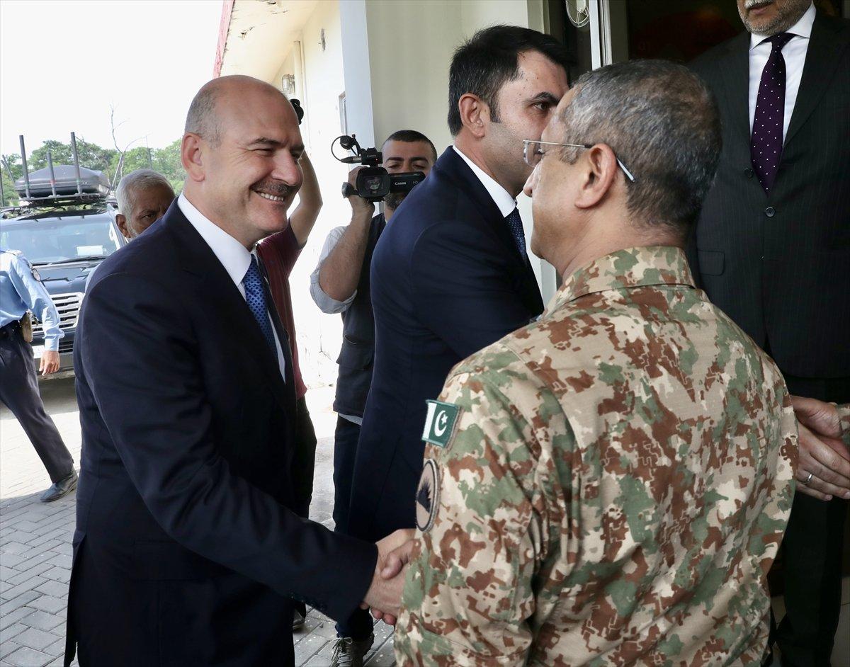 Süleyman Soylu ve Murat Kurum, selden etkilenen Pakistan'da