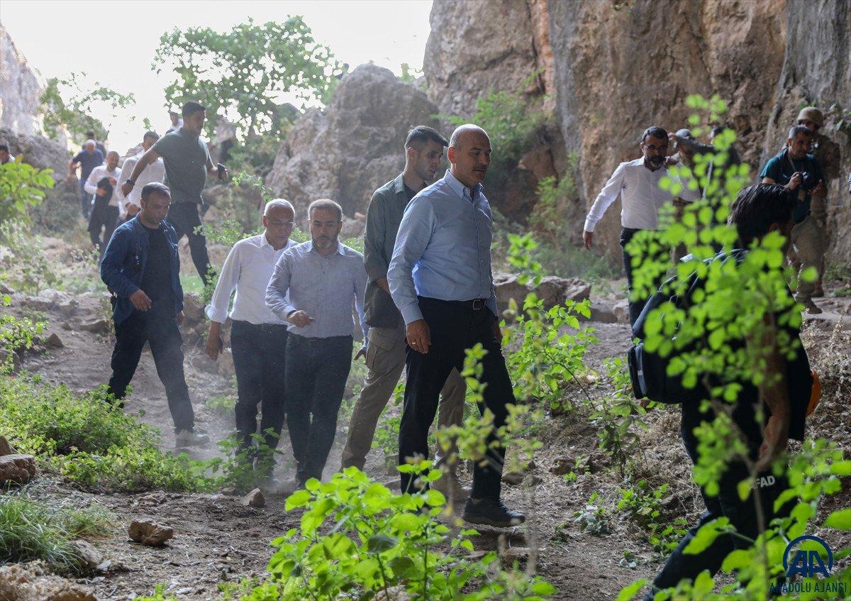 İçişleri Bakanı Süleyman Soylu, Diyarbakır Lice'de gençlerle buluştu