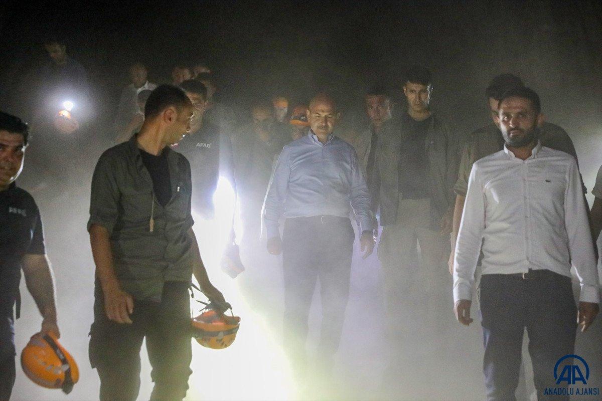 İçişleri Bakanı Süleyman Soylu, Diyarbakır Lice'de gençlerle buluştu