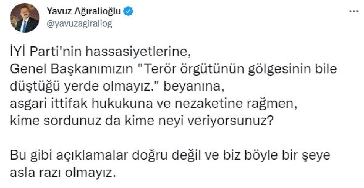 İyi Parti'den CHP'li Gürsel Tekin'in HDP açıklamalarına sert tepki