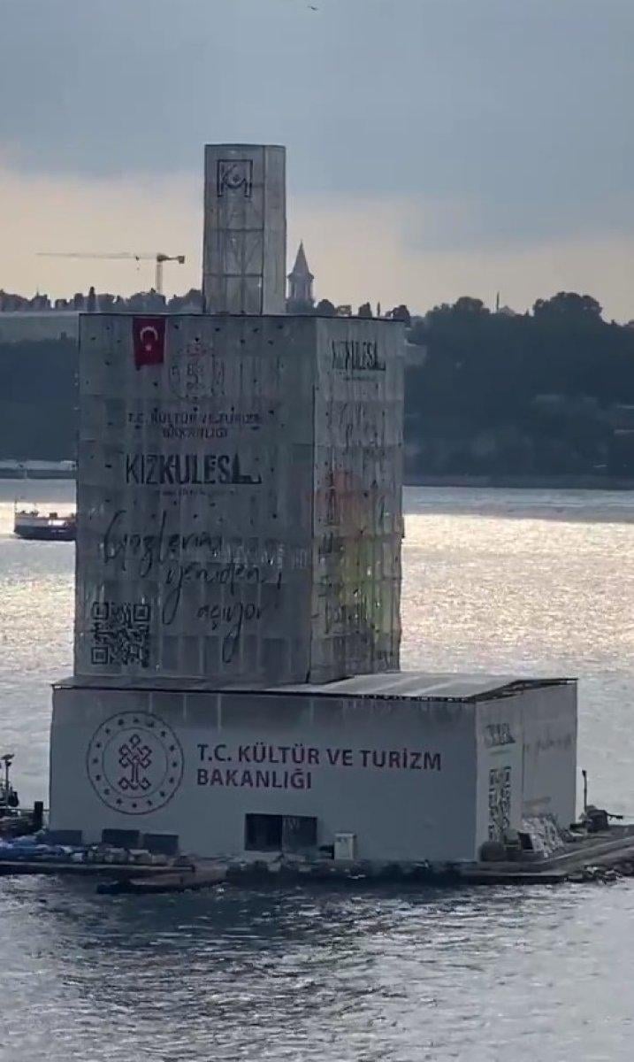 ‘Kız Kulesi yıkıldı’ iddialarına yalanlama