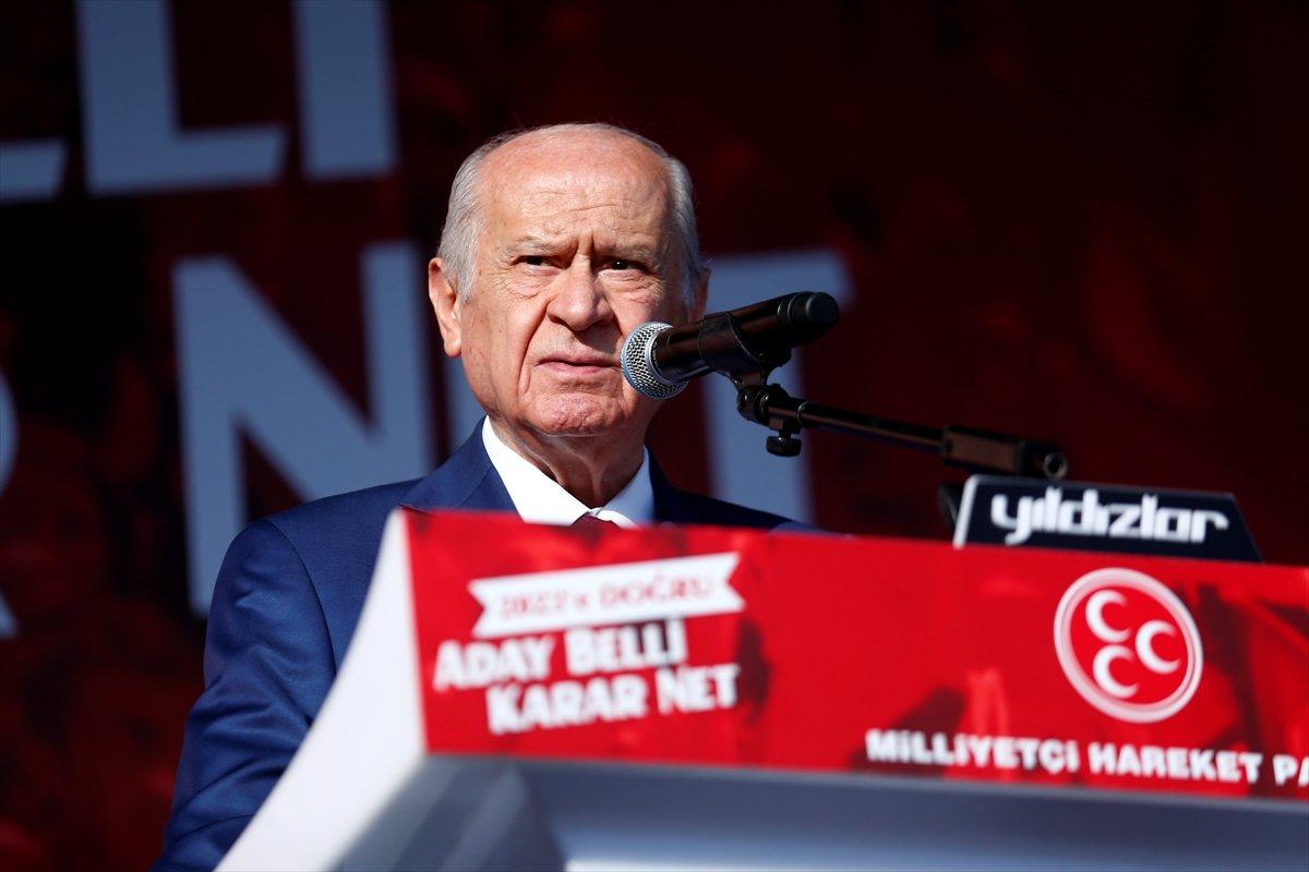 Devlet Bahçeli: Hedefimiz Erdoğan'ın açık ara tekrar seçilmesidir