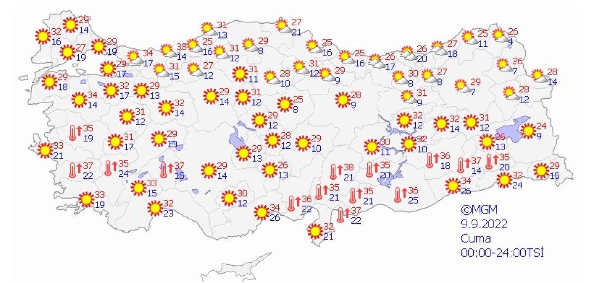 Meteoroloji'den Orta Karadeniz'e gök gürültülü sağanak uyarısı