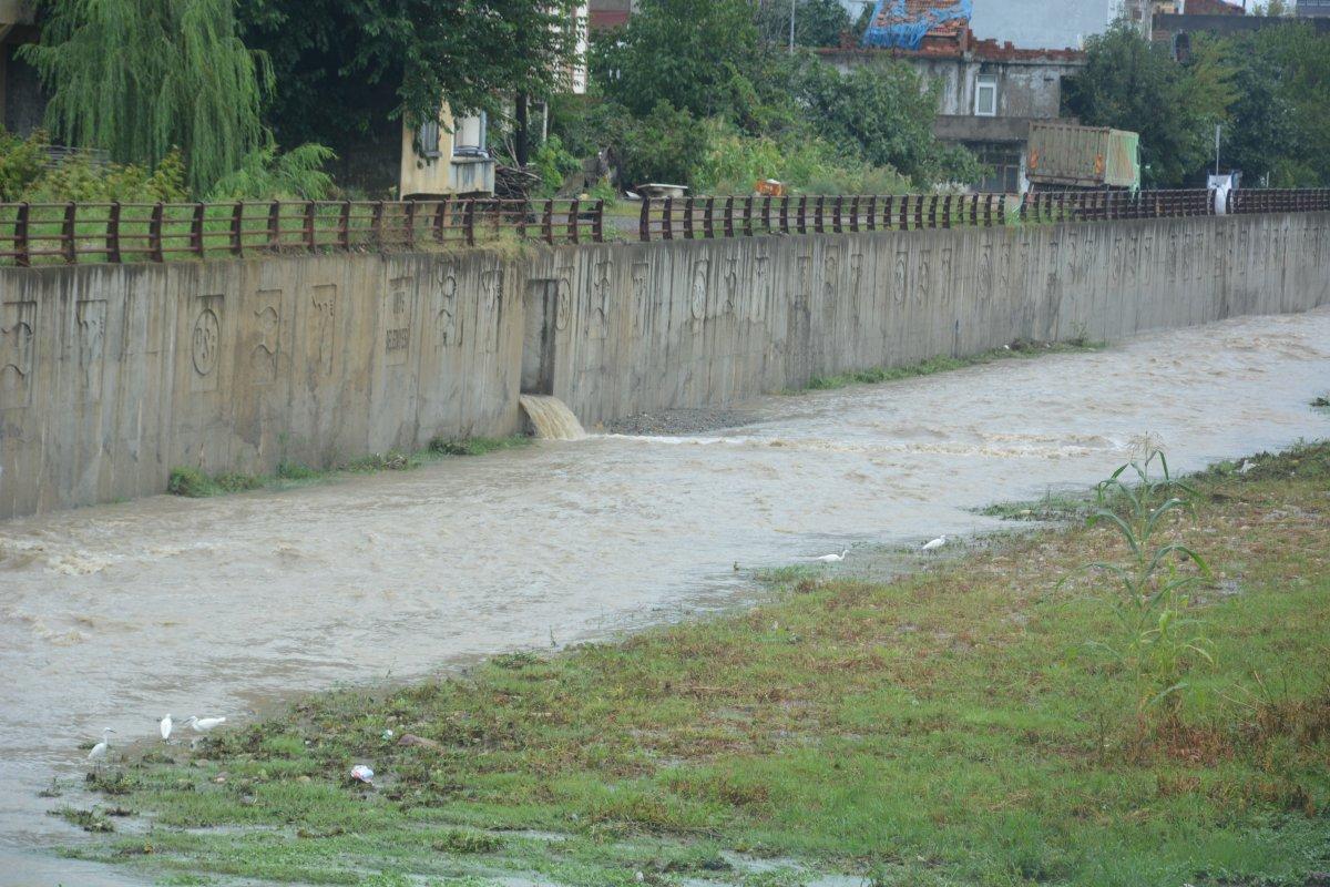 Ordu'da sağanak, hayatı olumsuz etkiledi