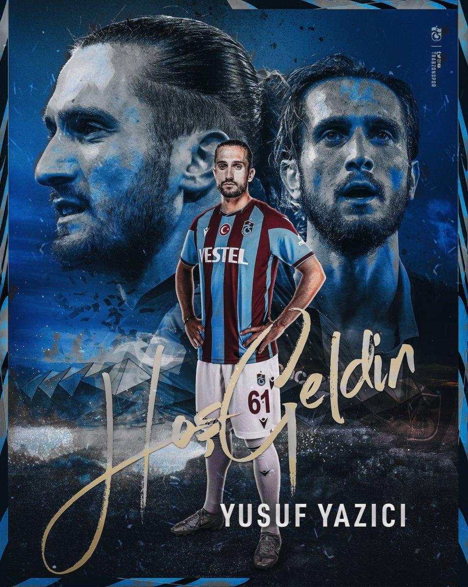 Trabzonspor, Yusuf Yazıcı'yı açıkladı