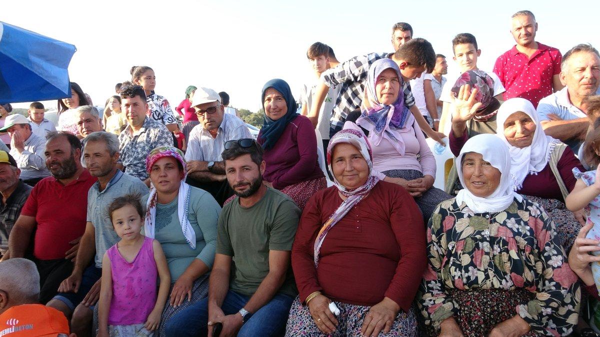 Mersin'de köyler arası coşkulu maç