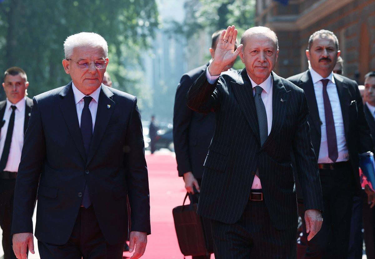 Cumhurbaşkanı Erdoğan, Balkan turuna Bosna Hersek ile başladı
