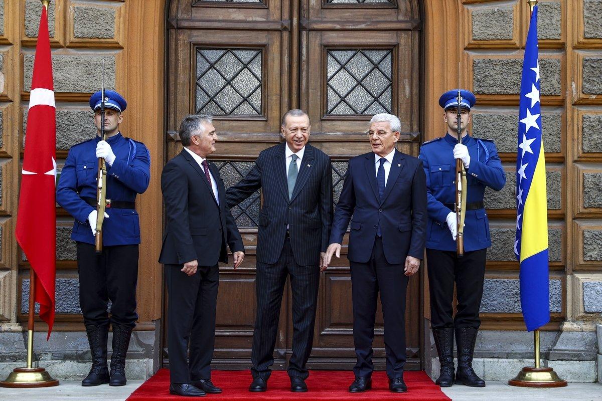 Cumhurbaşkanı Erdoğan, Balkan turuna Bosna Hersek ile başladı