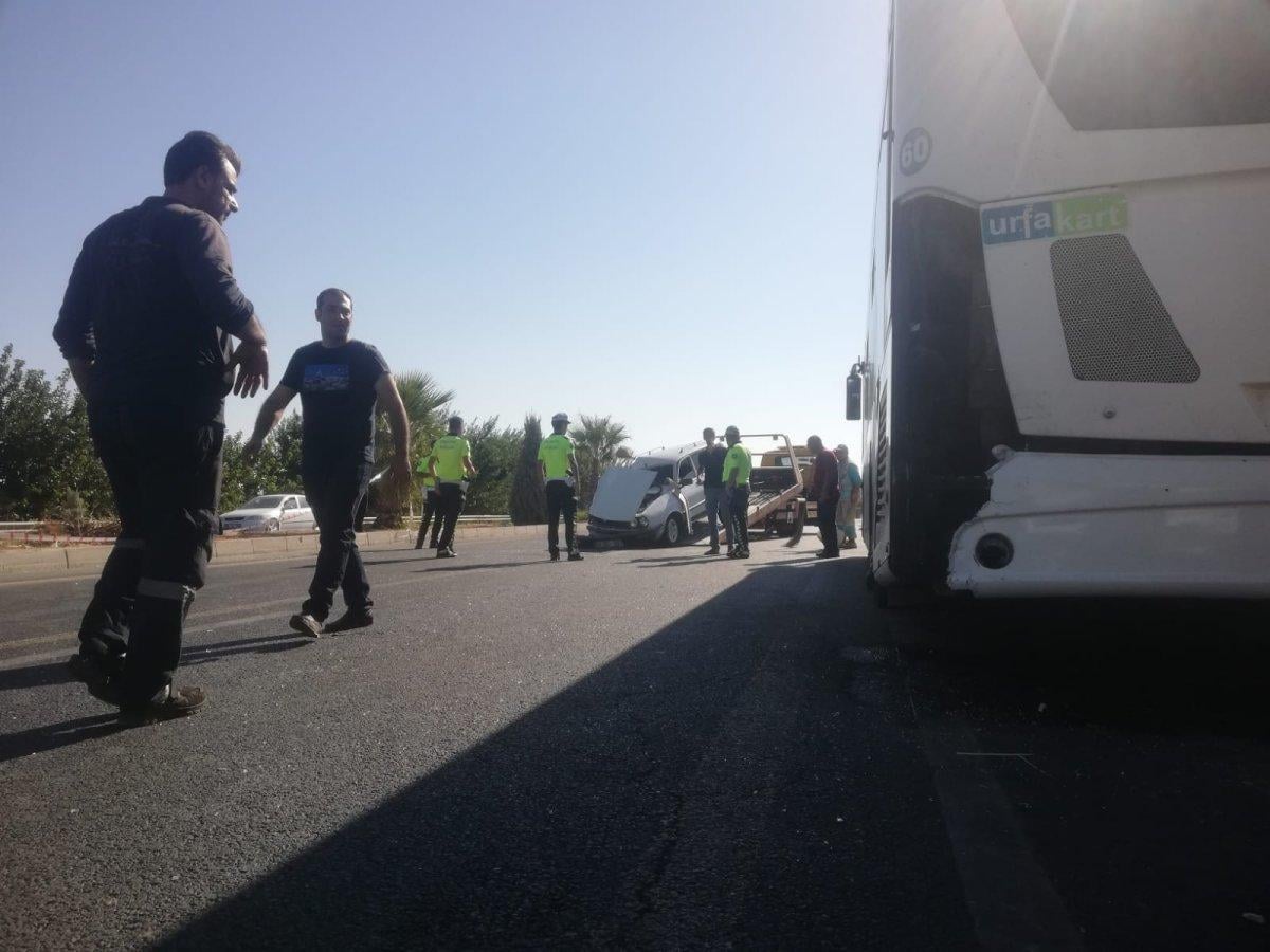 Şanlıurfa'da kaza yapan otobüsü tamire gitti, hayatının şokunu yaşadı