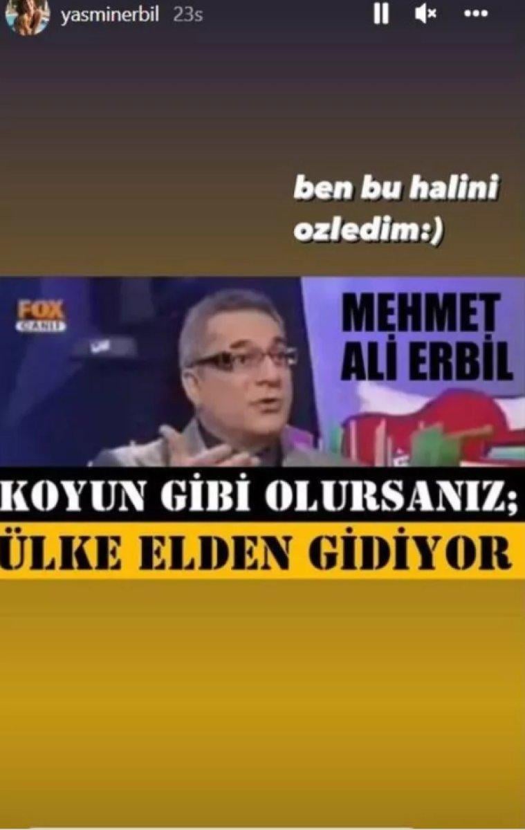 Yasmin Erbil'den babası Mehmet Ali Erbil'e: Eski halini özledim