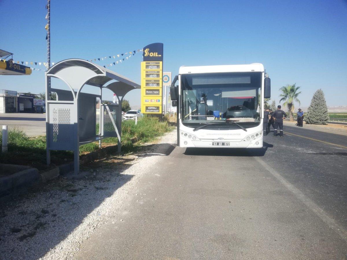 Şanlıurfa'da kaza yapan otobüsü tamire gitti, hayatının şokunu yaşadı