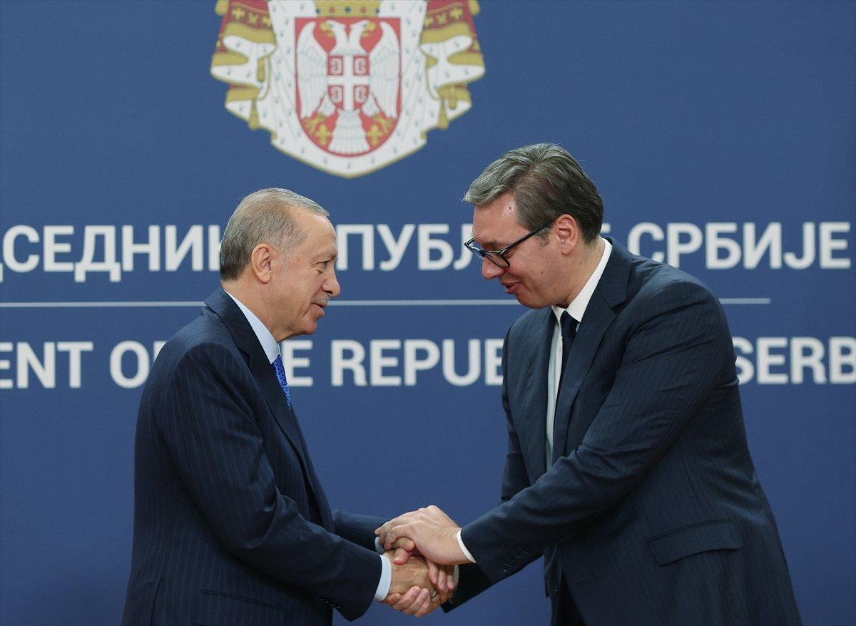 Cumhurbaşkanı Erdoğan'ın Türkiye Sırbistan İş Formu konuşması