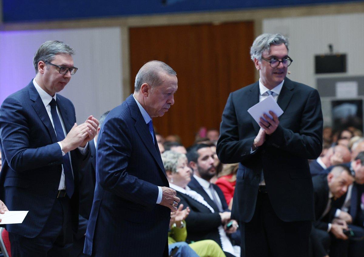 Cumhurbaşkanı Erdoğan'ın Türkiye Sırbistan İş Formu konuşması