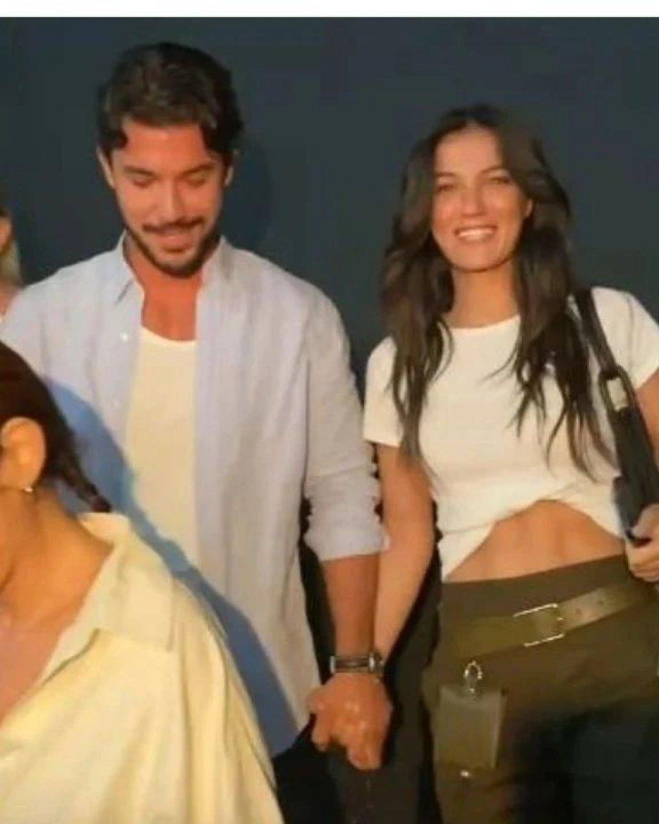 Pınar Deniz ve Kaan Yıldırım el ele