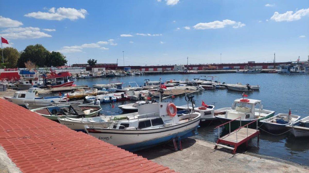 Tekirdağ'da balıkçılara poyraz engeli