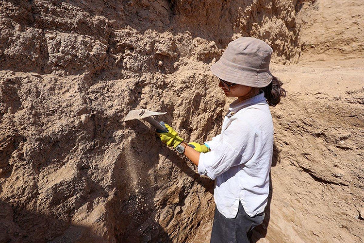 Van'da Urartulara ait mimari kaplama levhası bulundu