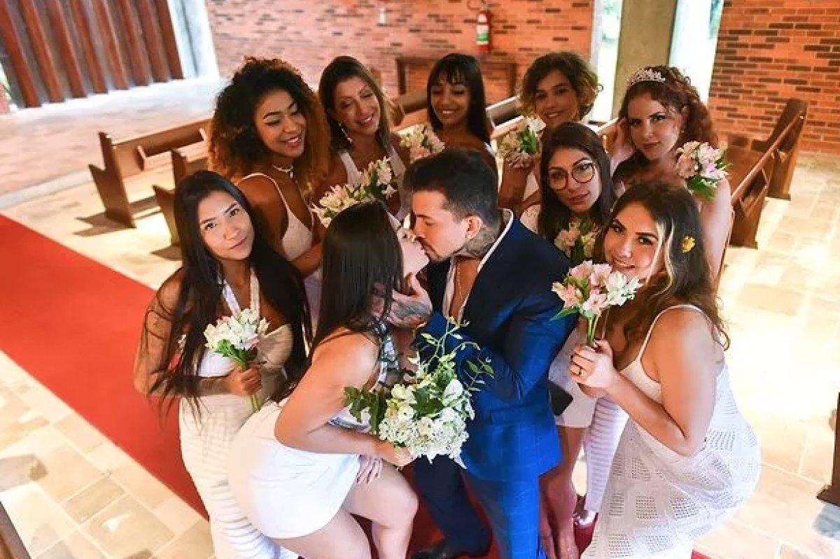 Brezilya'da kocasının 9 eşi arasından ilki olan kadın konuştu