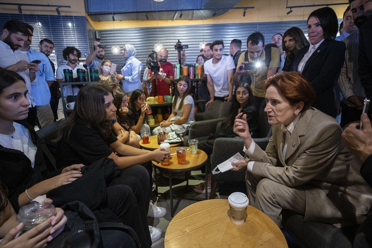 Meral Akşener'in esnafla alım gücü diyaloğu