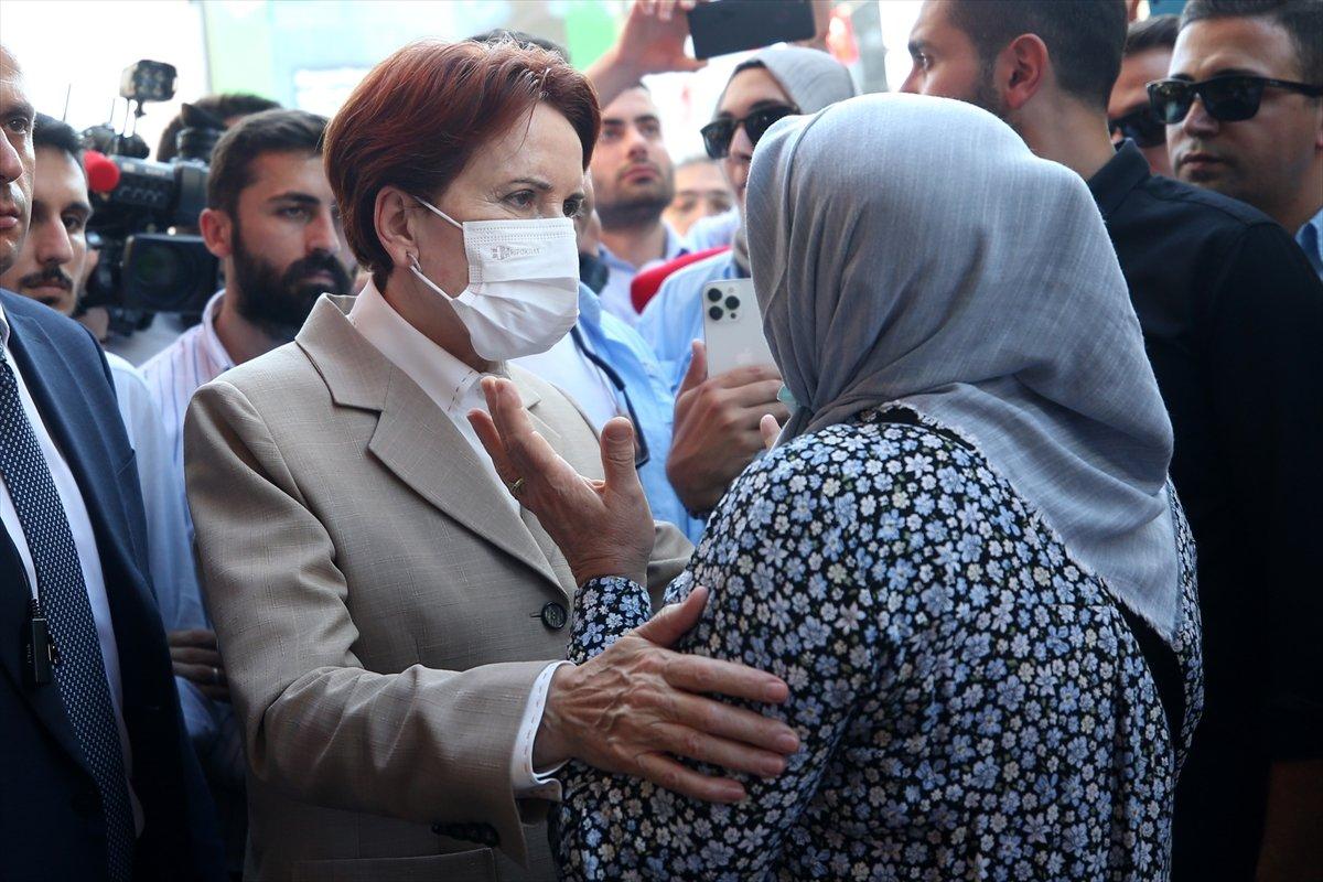 Meral Akşener'in esnafla alım gücü diyaloğu