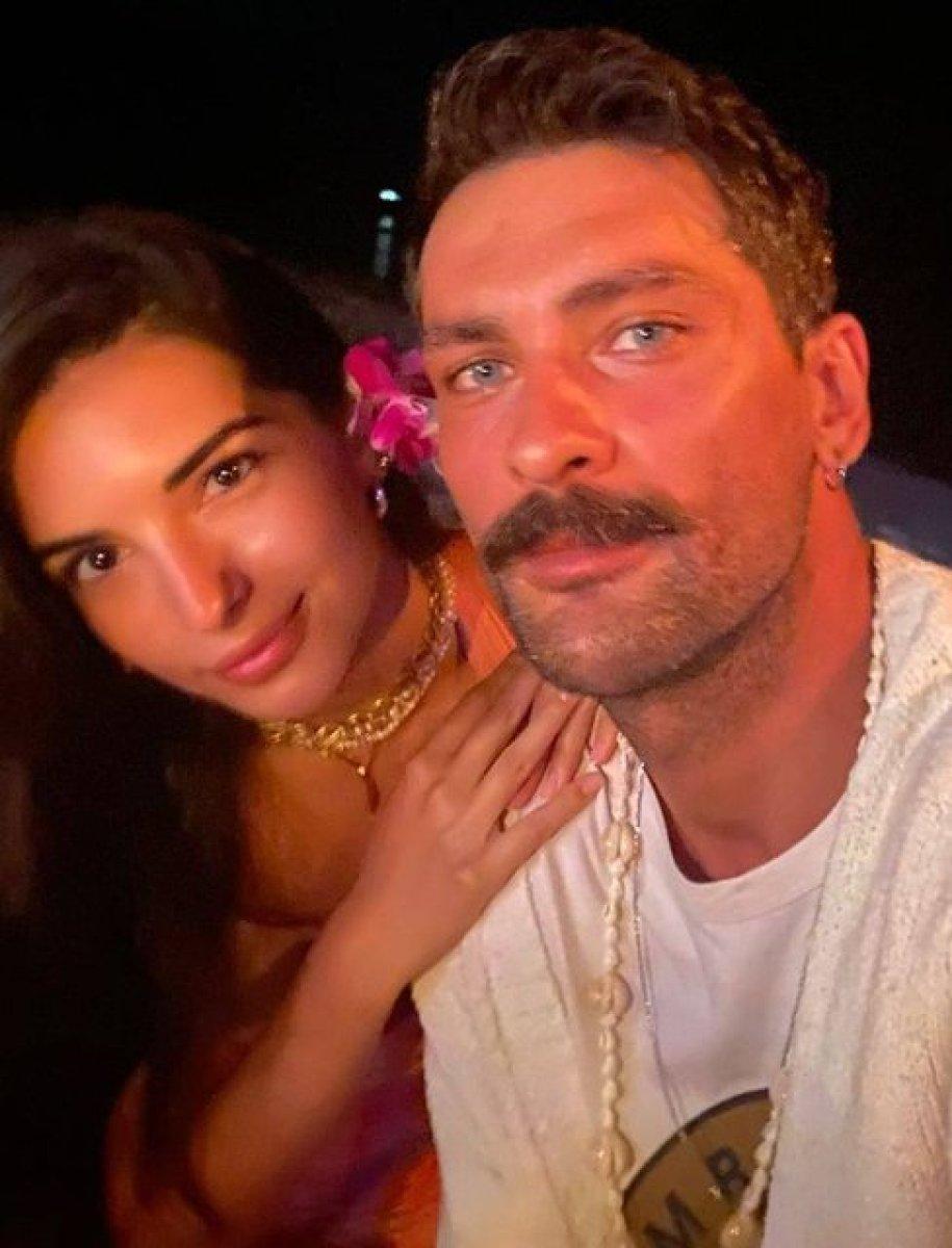 Onur Tuna'dan sevgilisi Yasemin Yazıcı'ya: Önümde ol