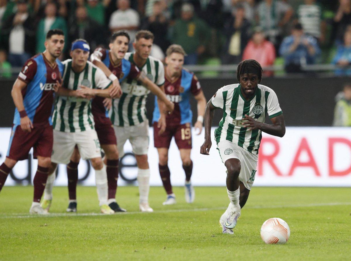 Trabzonspor, Ferencvaros deplasmanında mağlup