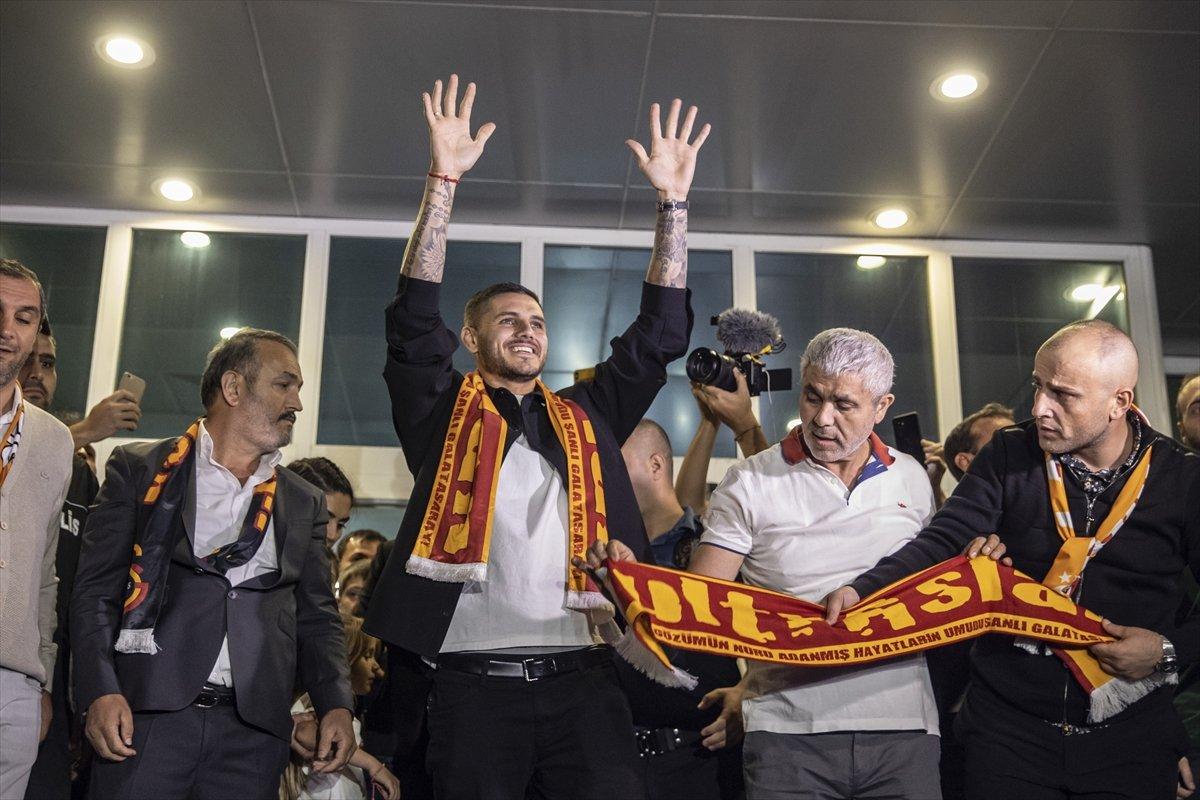 Mauro Icardi Galatasaray için İstanbul'a geldi