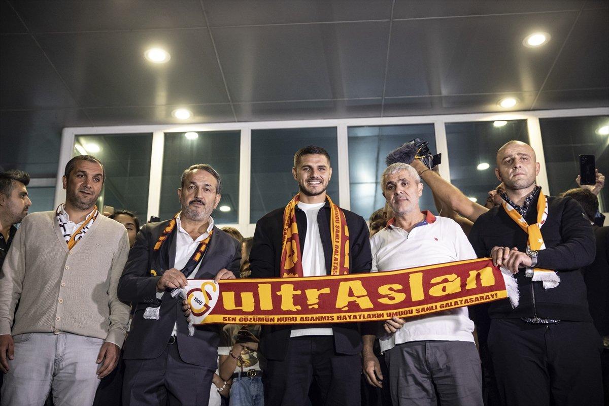 Mauro Icardi Galatasaray için İstanbul'a geldi