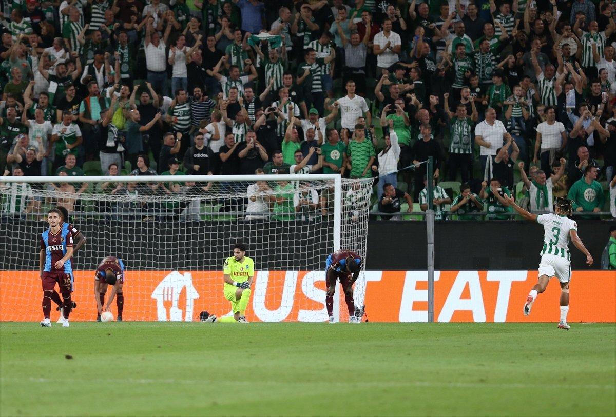 Trabzonspor, Ferencvaros deplasmanında mağlup