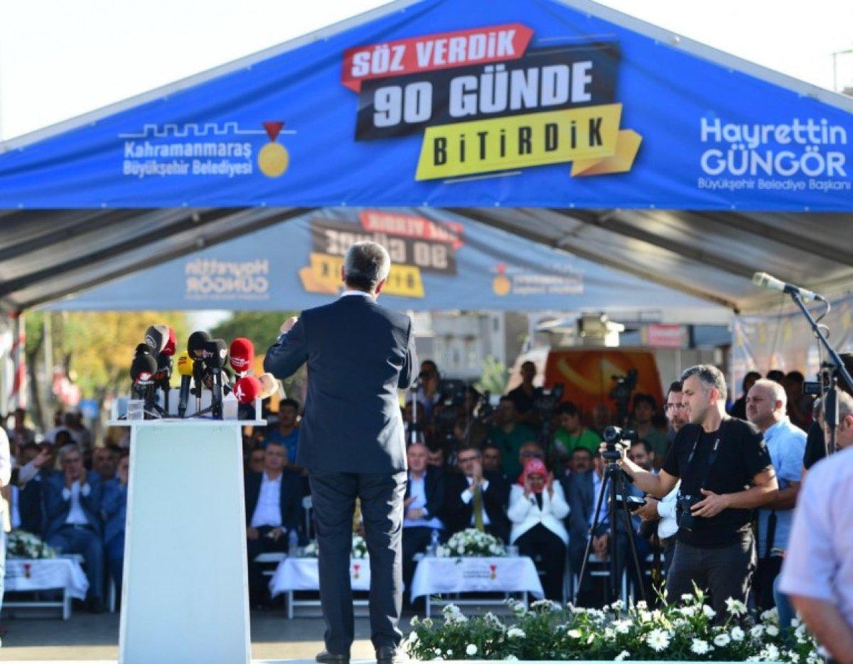 Kahramanmaraş'ta Tevfik Kadıoğlu Köprülü Kavşağı trafiğe açıldı