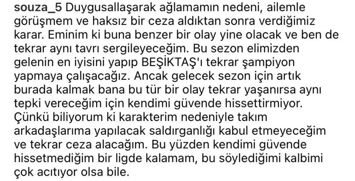 Josef de Souza gözyaşlarına hakim olamadı