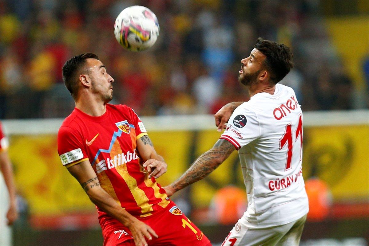 Kayserispor, Antalyaspor'u tek golle geçti