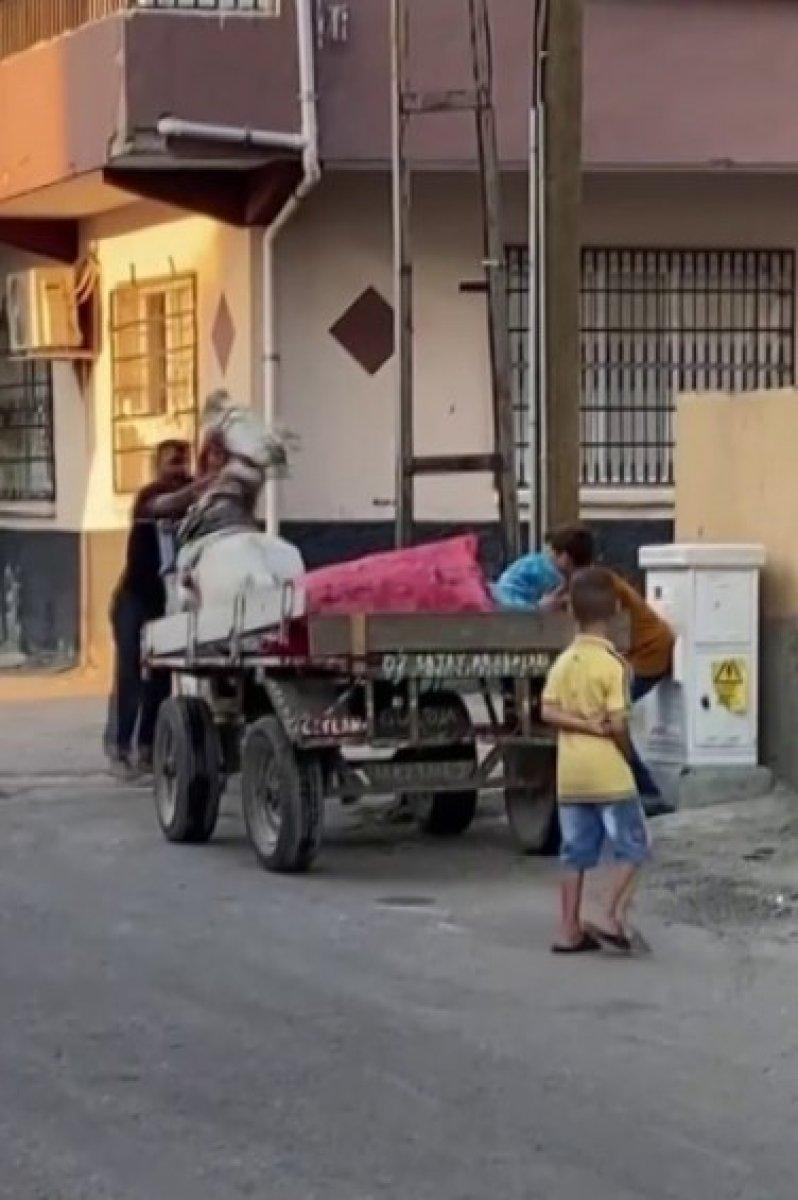 Adana'da bir kişiden ata yumruklu eziyet