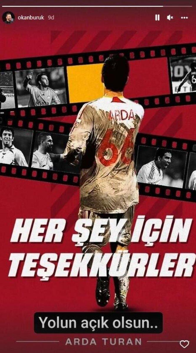 Okan Buruk'tan Arda Turan paylaşımı