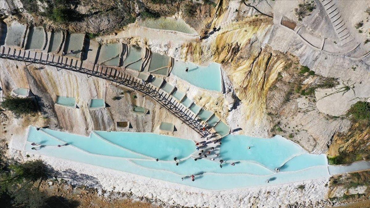 Giresun'da Göksu travertenleri iki ayda 60 bin ziyaretçi çekti