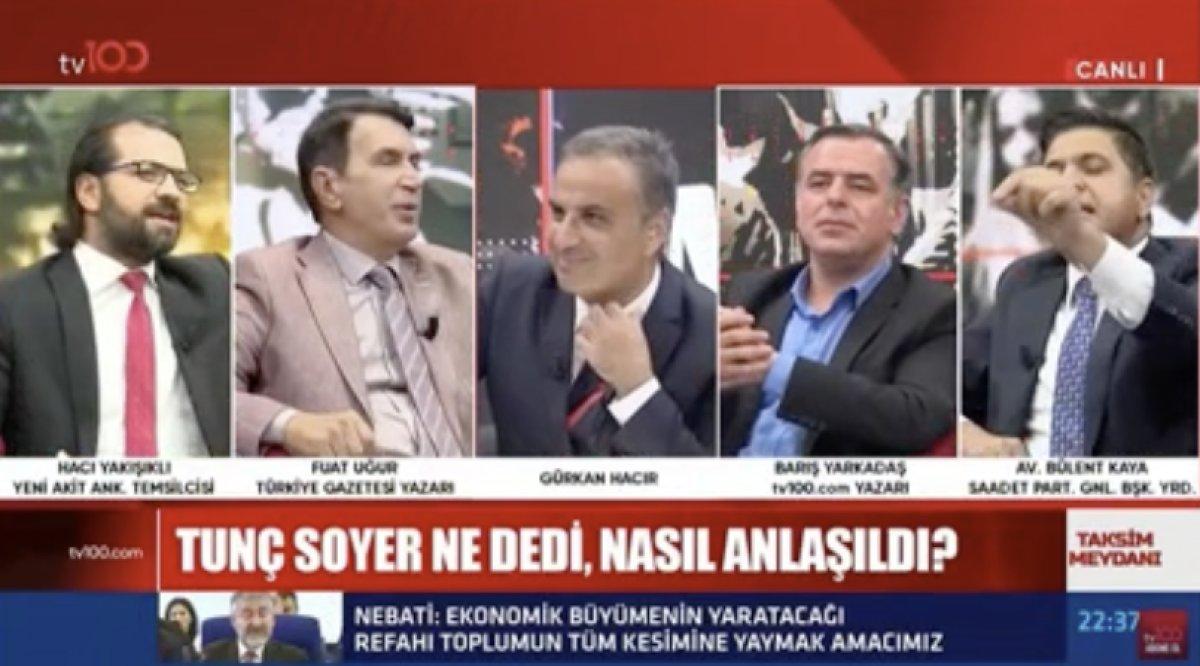 Canlı yayında hararetli 'Tunç Soyer' tartışması