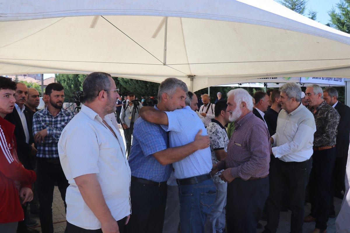 Şehit kaymakamın babası son yolculuğuna uğurlandı