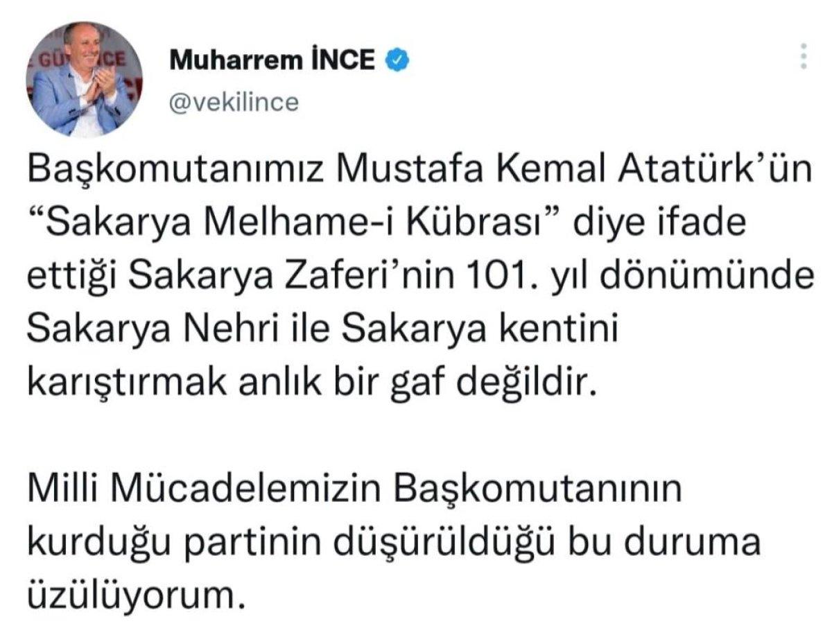 Kılıçdaroğlu’nun ‘Sakarya Muharebesi’ gafı sosyal medyada yankı buldu