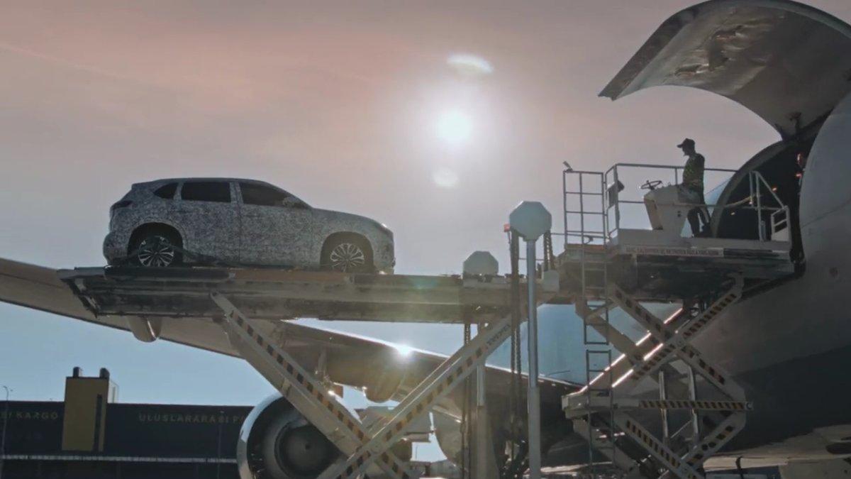 Turkish Cargo, TOGG'u kış testleri için Arjantin'e taşıdı