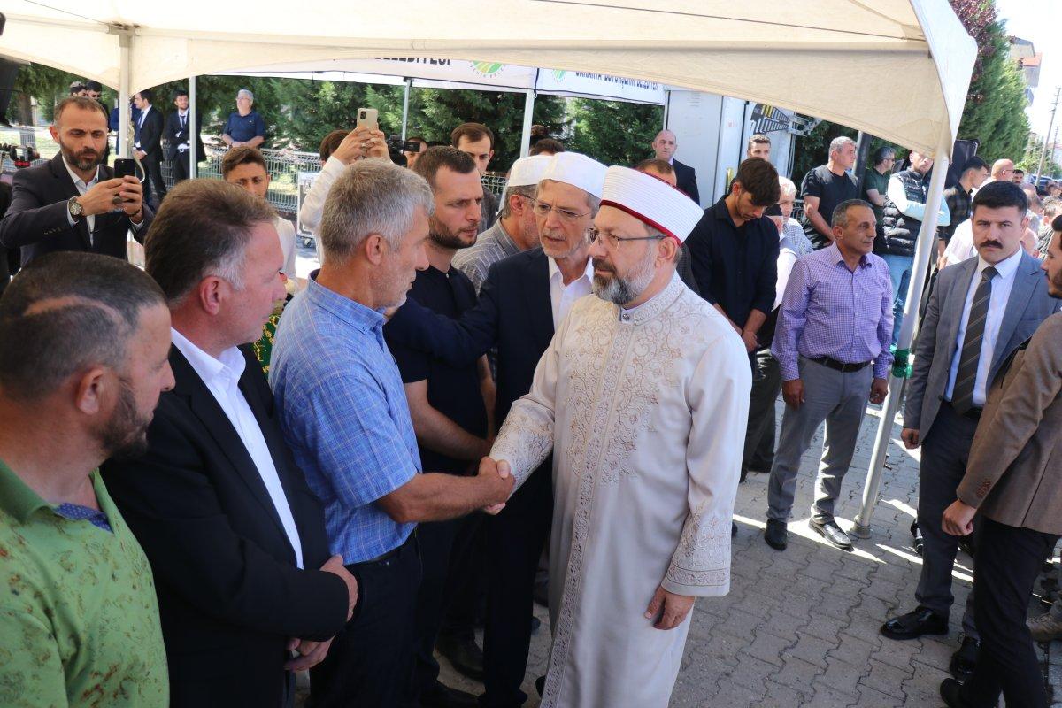 Şehit kaymakamın babası son yolculuğuna uğurlandı