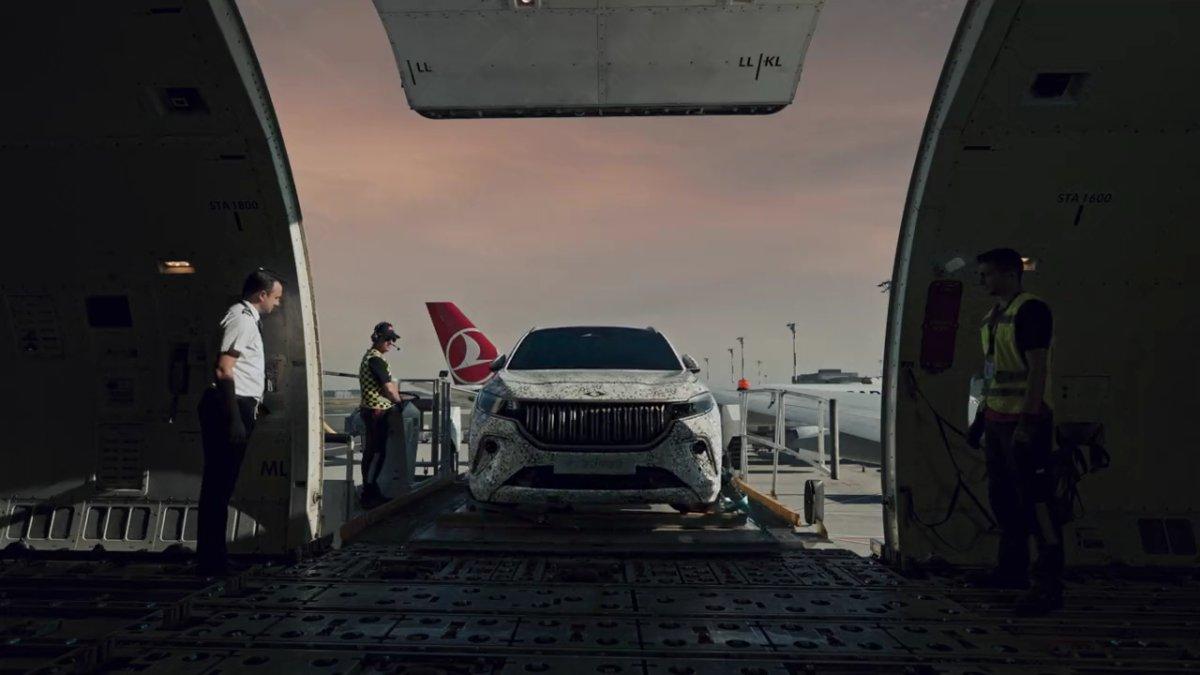 Turkish Cargo, TOGG'u kış testleri için Arjantin'e taşıdı