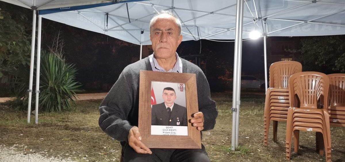 Uzman Çavuş Ümit Kesti, şehit olmadan babasından helallik istedi